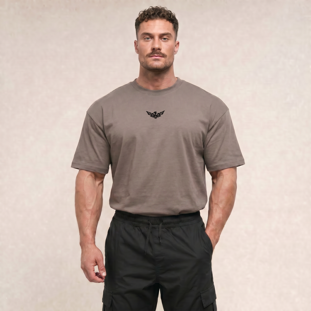 Essential HeavyWeight Oversized T-Shirt Ash