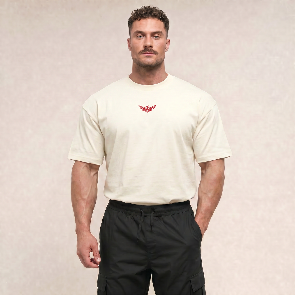 Strength Heavyweight Oversized T-Shirt Off-White
